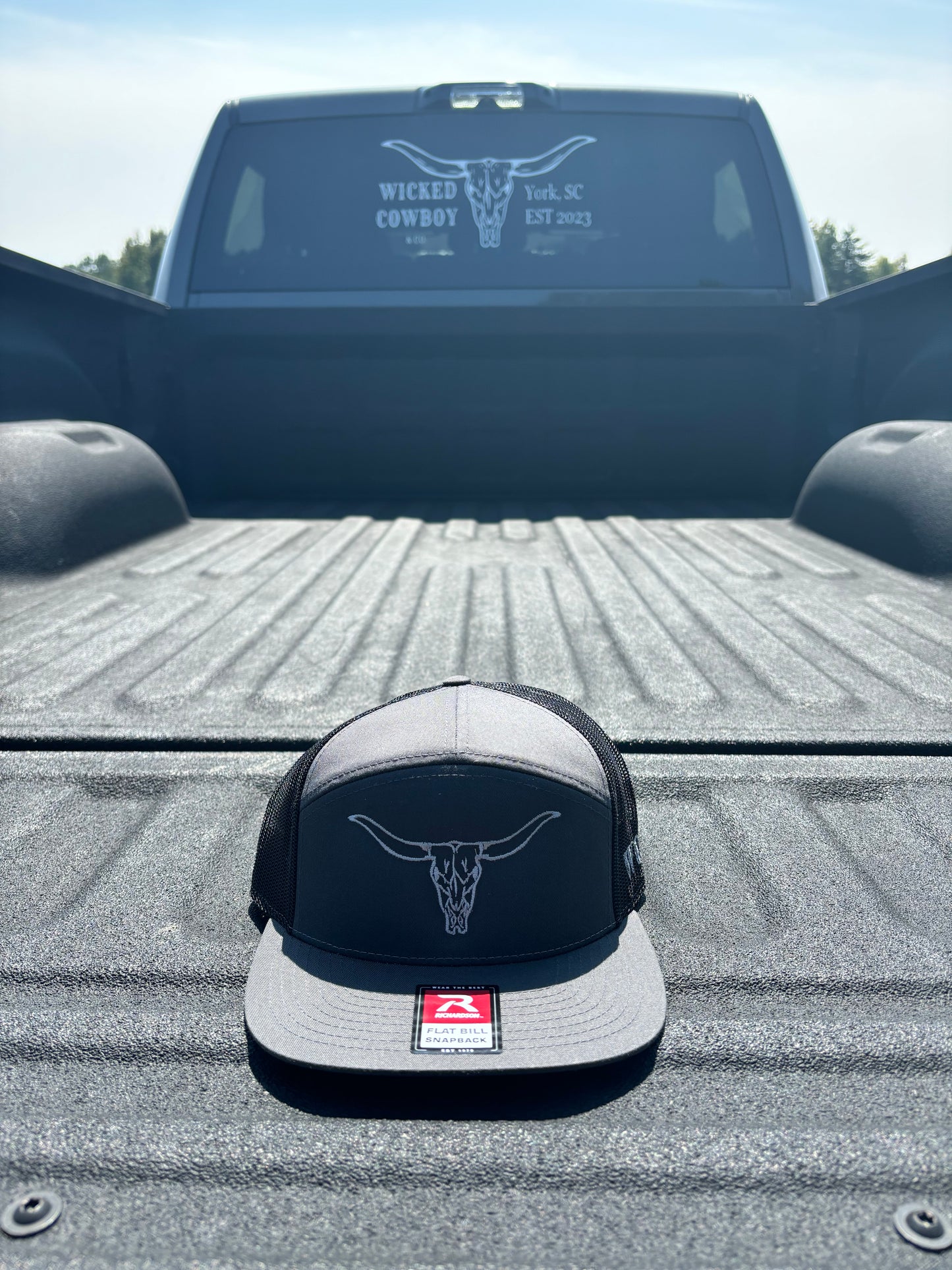 Wicked Cowboy Flatbill Longhorn Hat