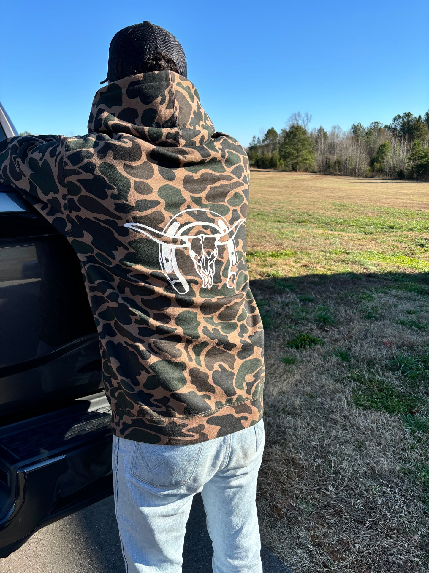 Wicked Cowboy Hoodie- Duck Camo