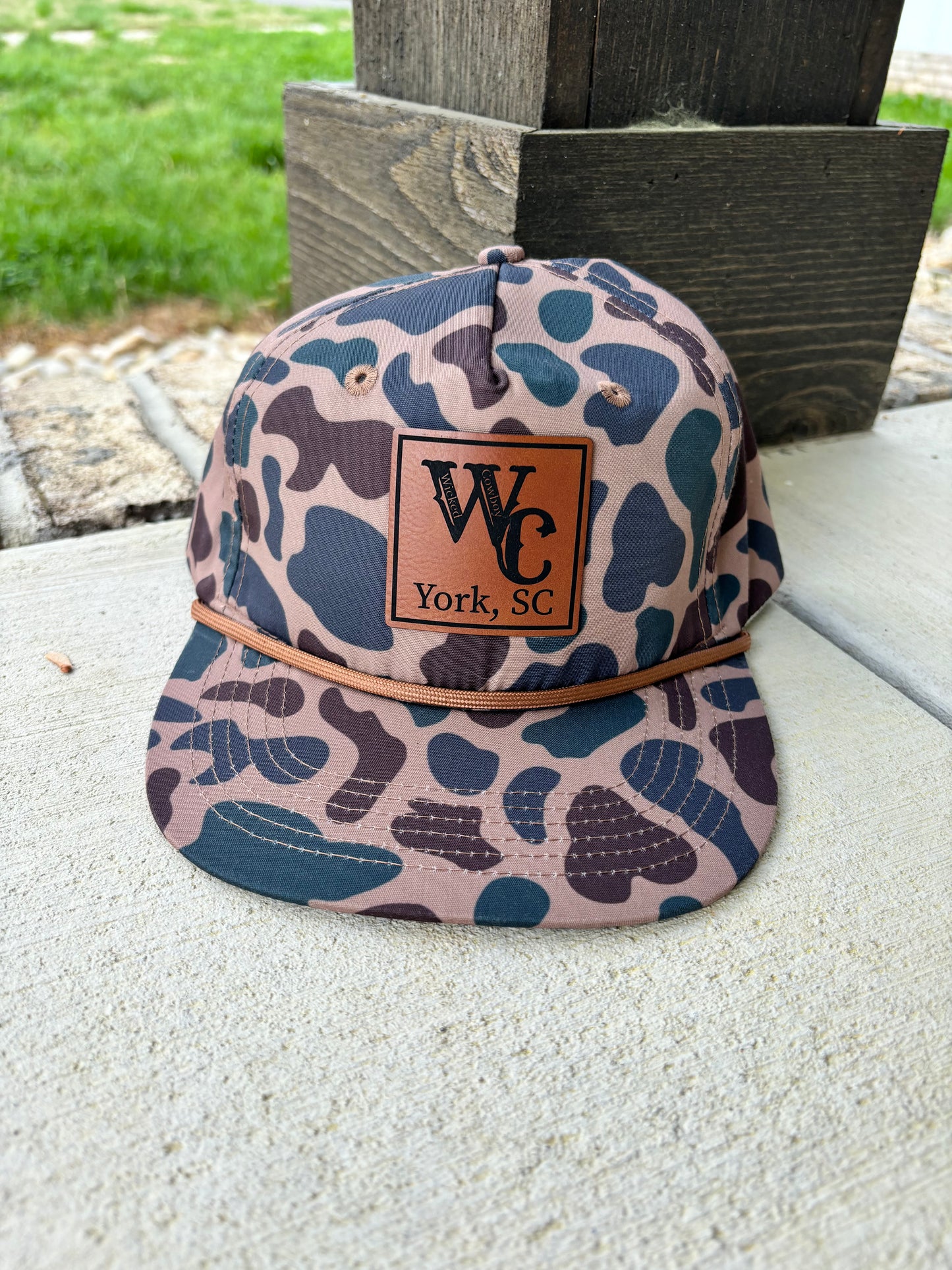 Patch Hat-Leather