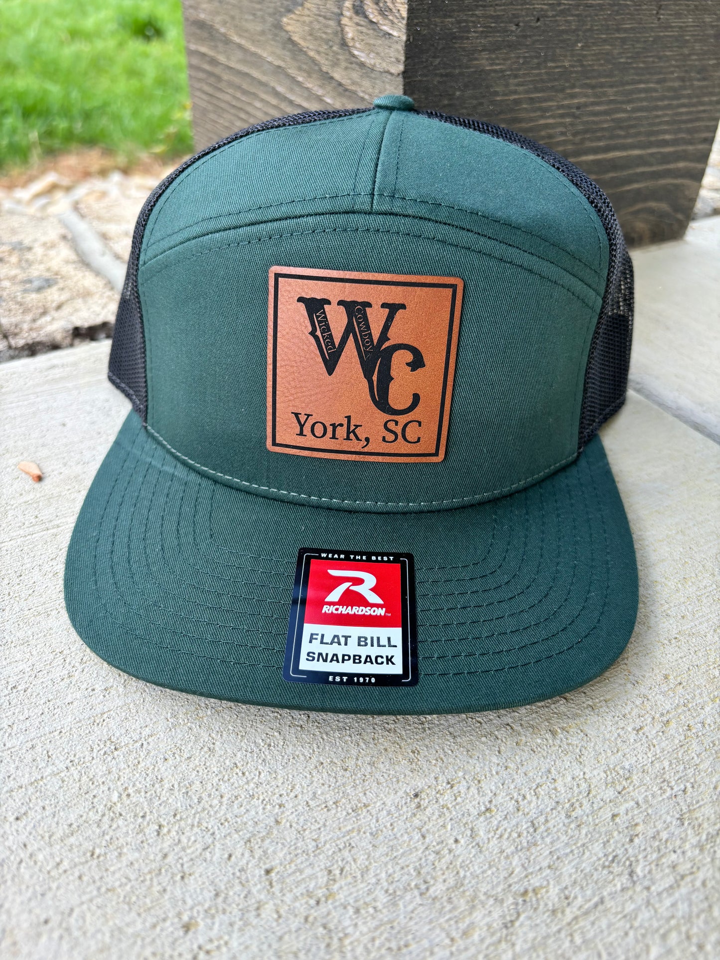 Patch Hat-Leather