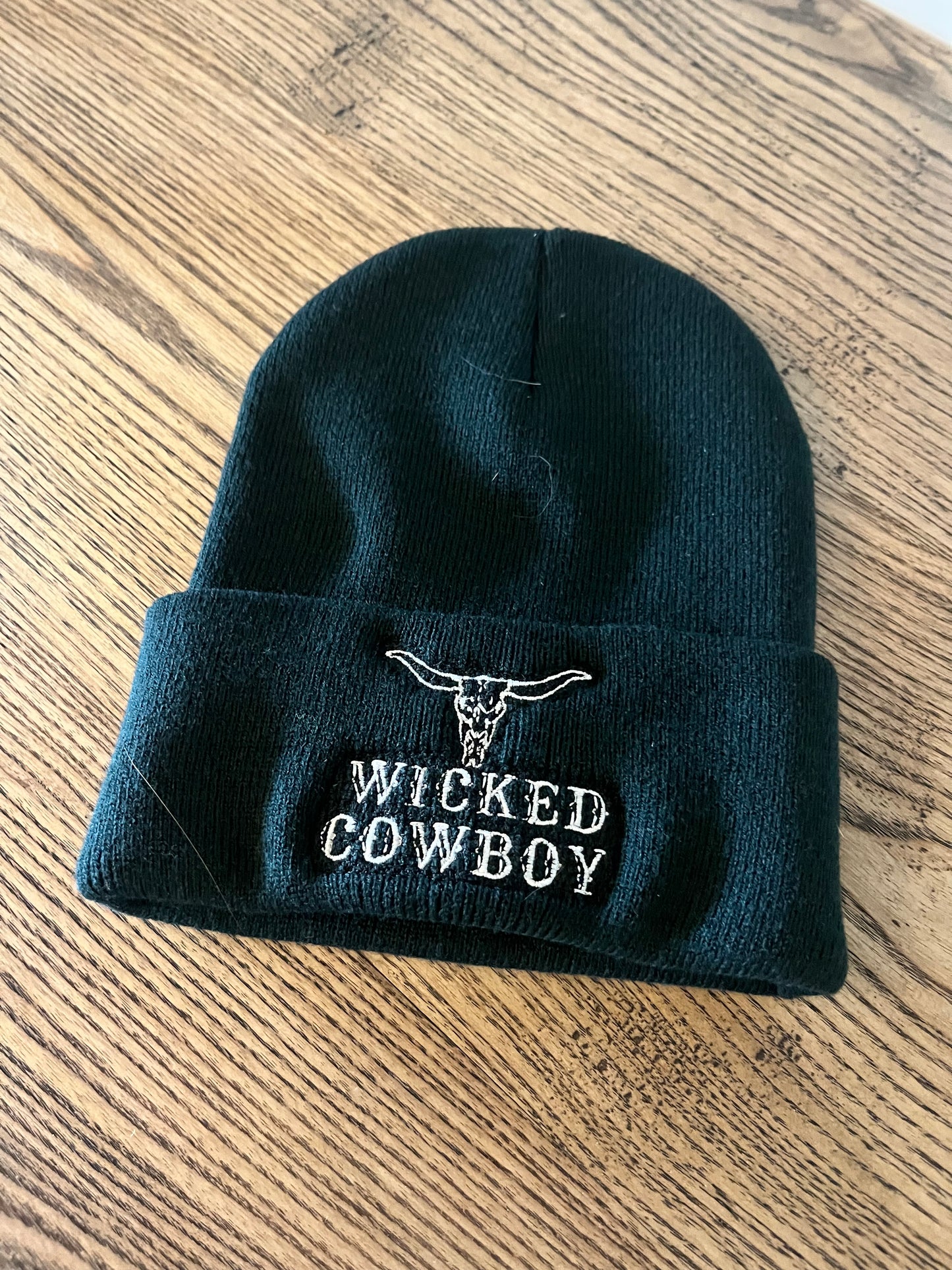 Wicked Cowboy Beanie - Black