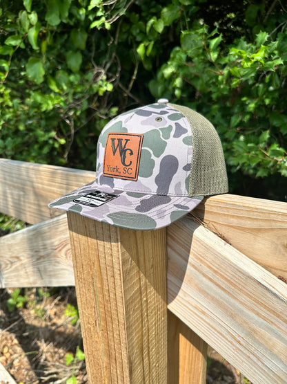 Wicked Cowboy Duck Camo - Leather Patch