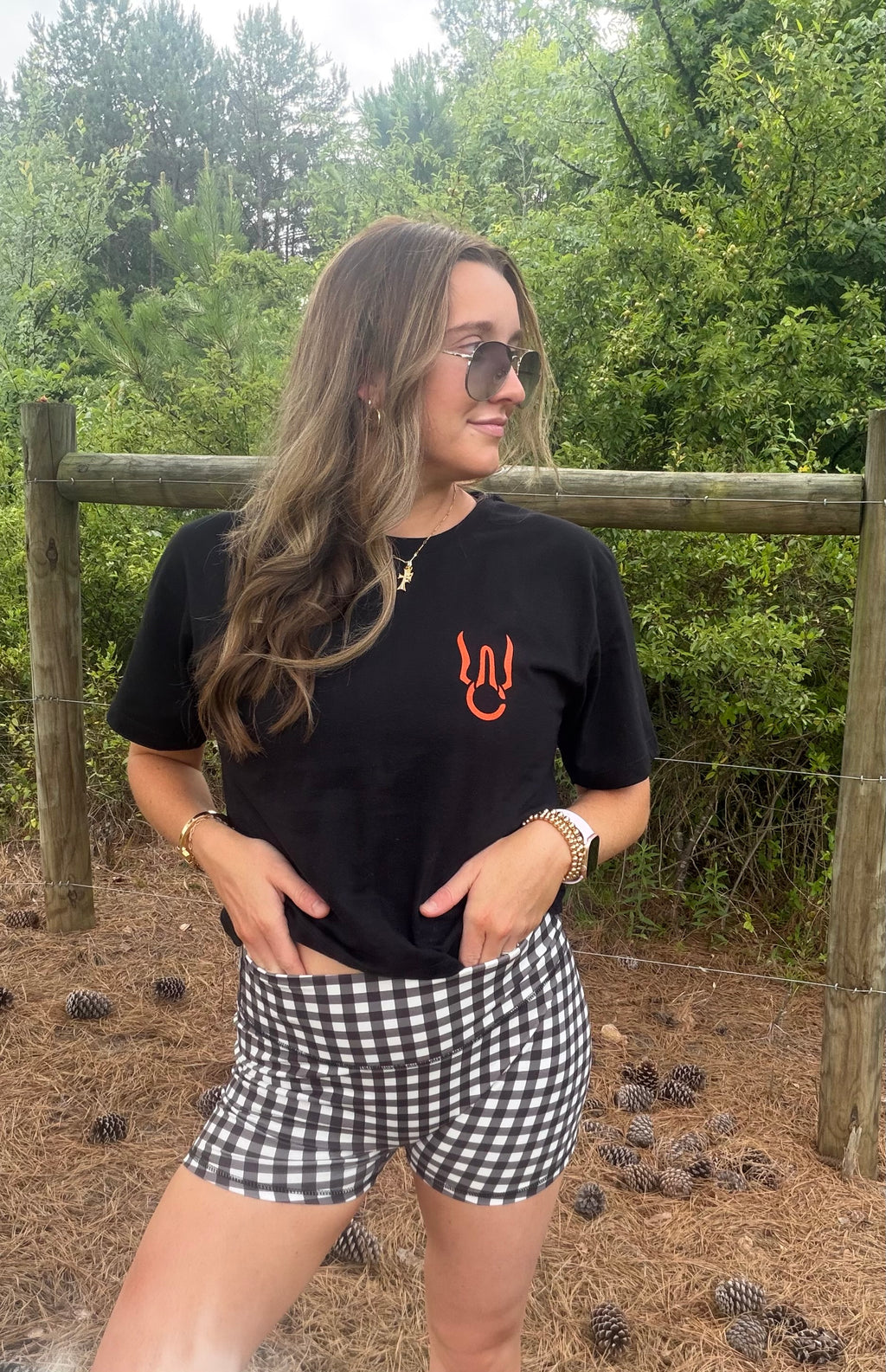 Stay Wicked Black Crop