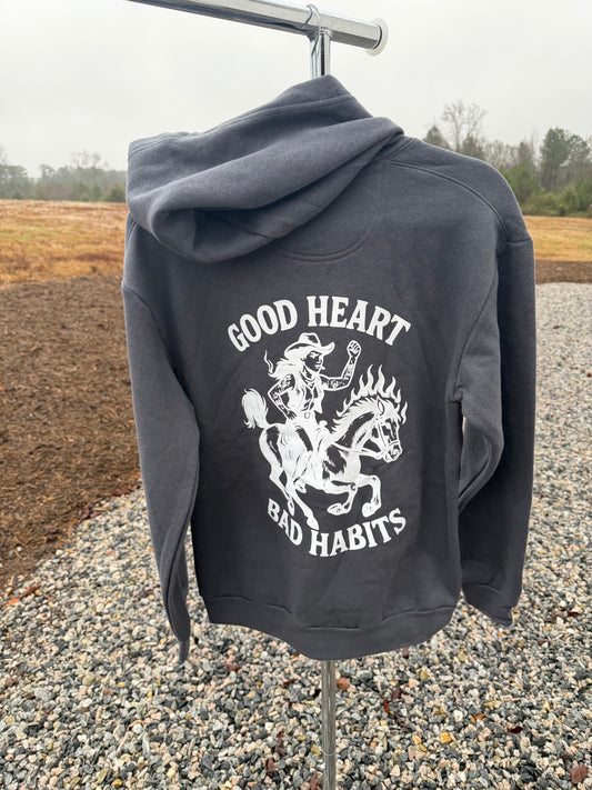 Good Heart, Bad Habits Women's Hoodie