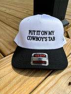 Put It On My Cowboy’s Tab