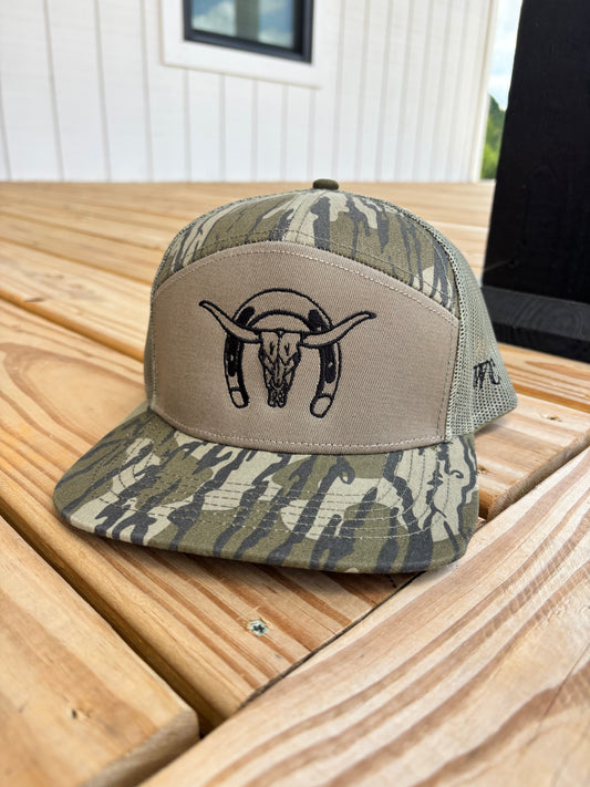 Horseshoe Longhorn Flat Brim