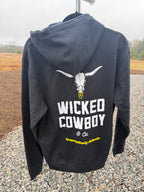 Wicked Cowboy Logo Hoodie (Black)