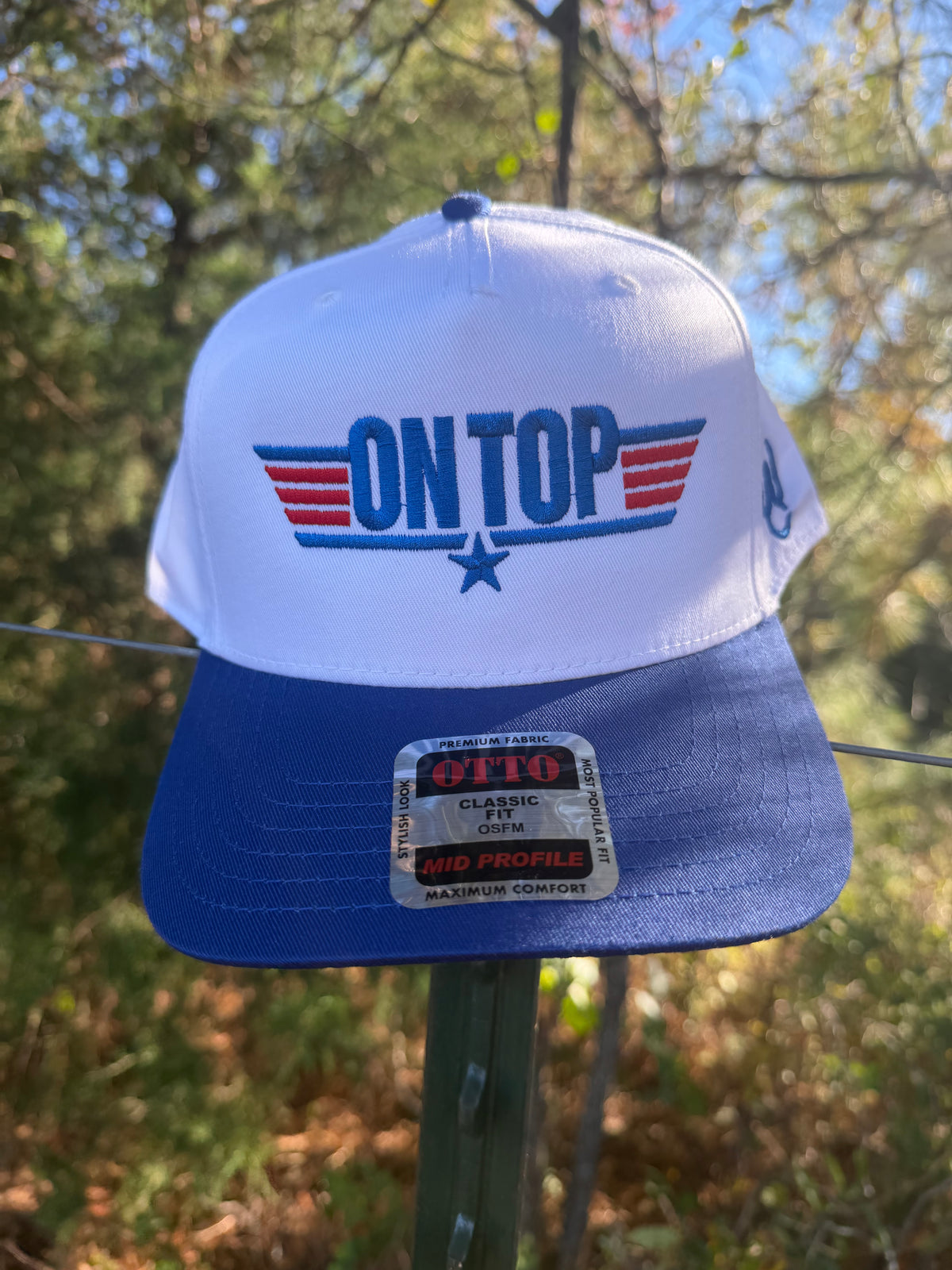 On Top Hat - Royal Blue