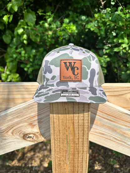 Wicked Cowboy Duck Camo - Leather Patch