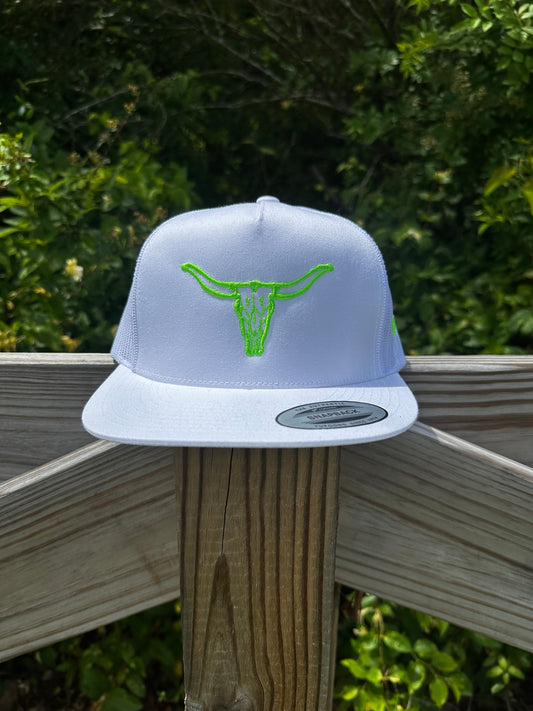 Longhorn Puff Flat Brim