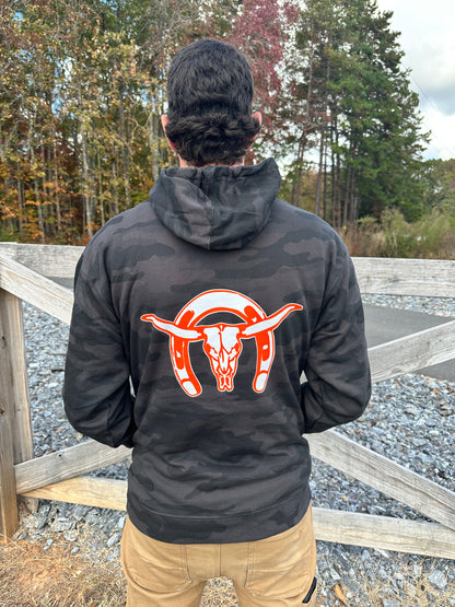 Wicked Cowboy Hoodie- Black Camo