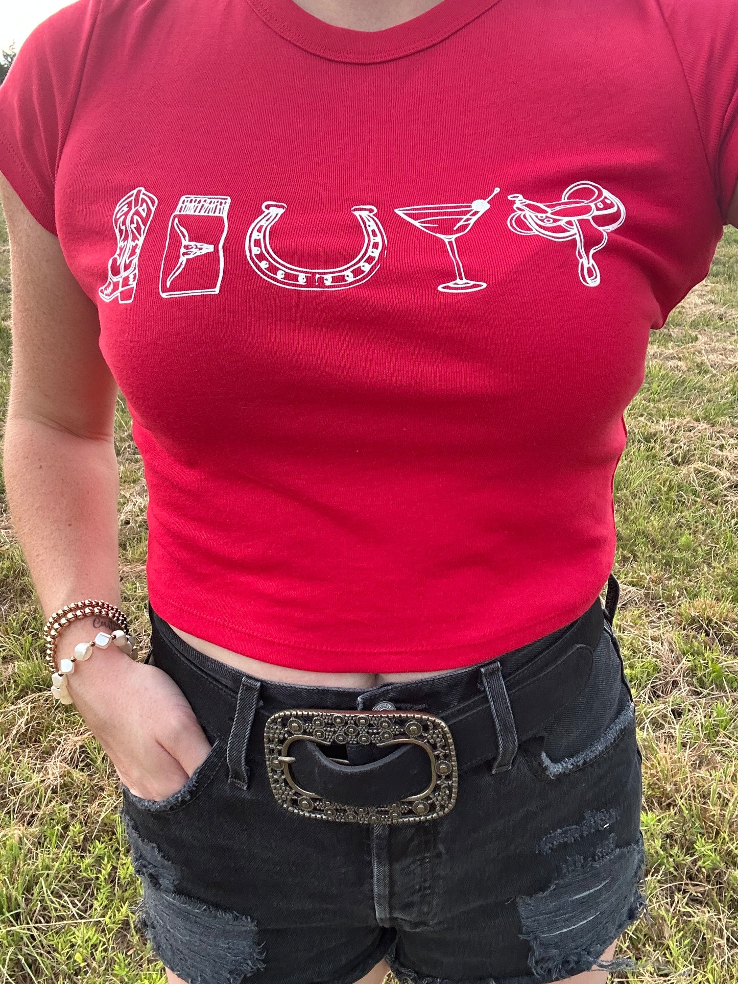 Cowgirl Starter Kit Baby Tee