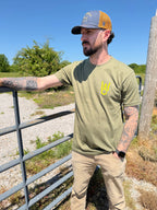 Wicked Cowboy Logo T-Shirt (Green)