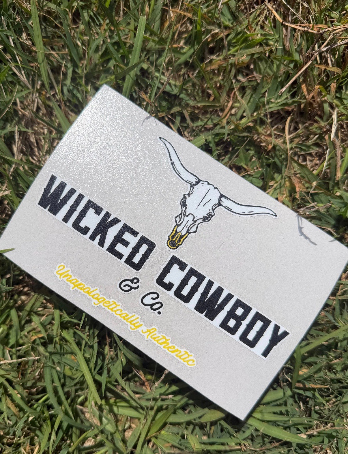 Wicked Cowboy Window Sticker