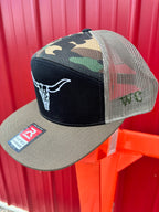 Wicked Cowboy Flatbill Longhorn Hat