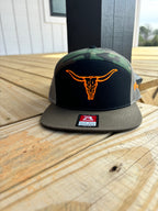 Longhorn Puff Flat Brim