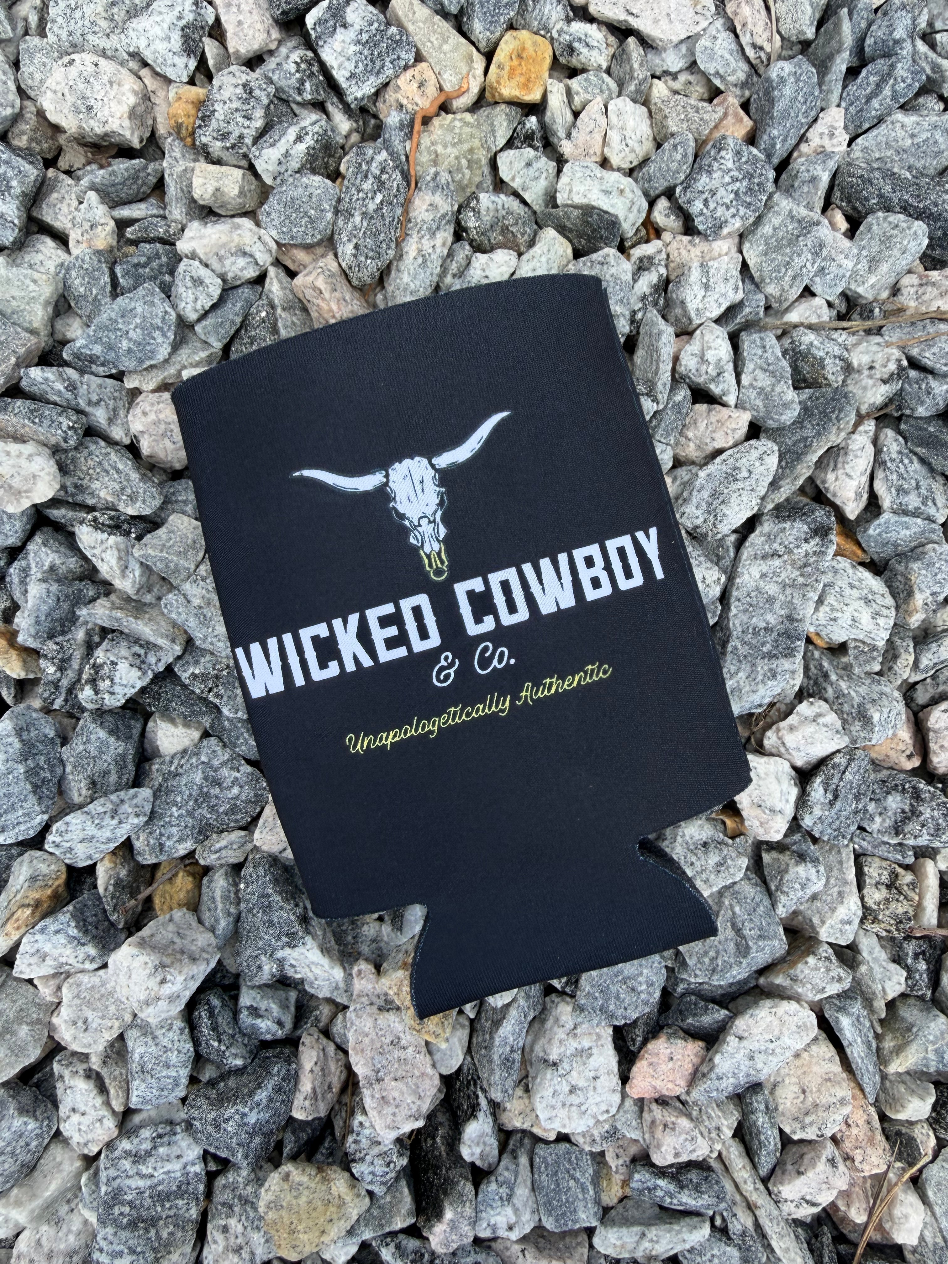 Wicked Cowboy Drink Koozie