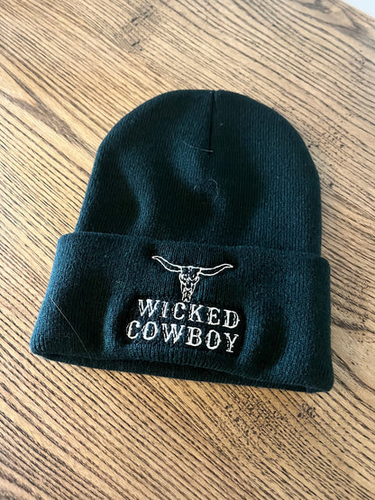 Wicked Cowboy Beanie - Black