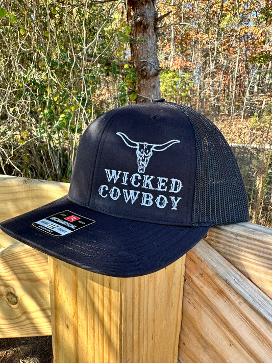 Wicked Cowboy Original Hat - Black / Black