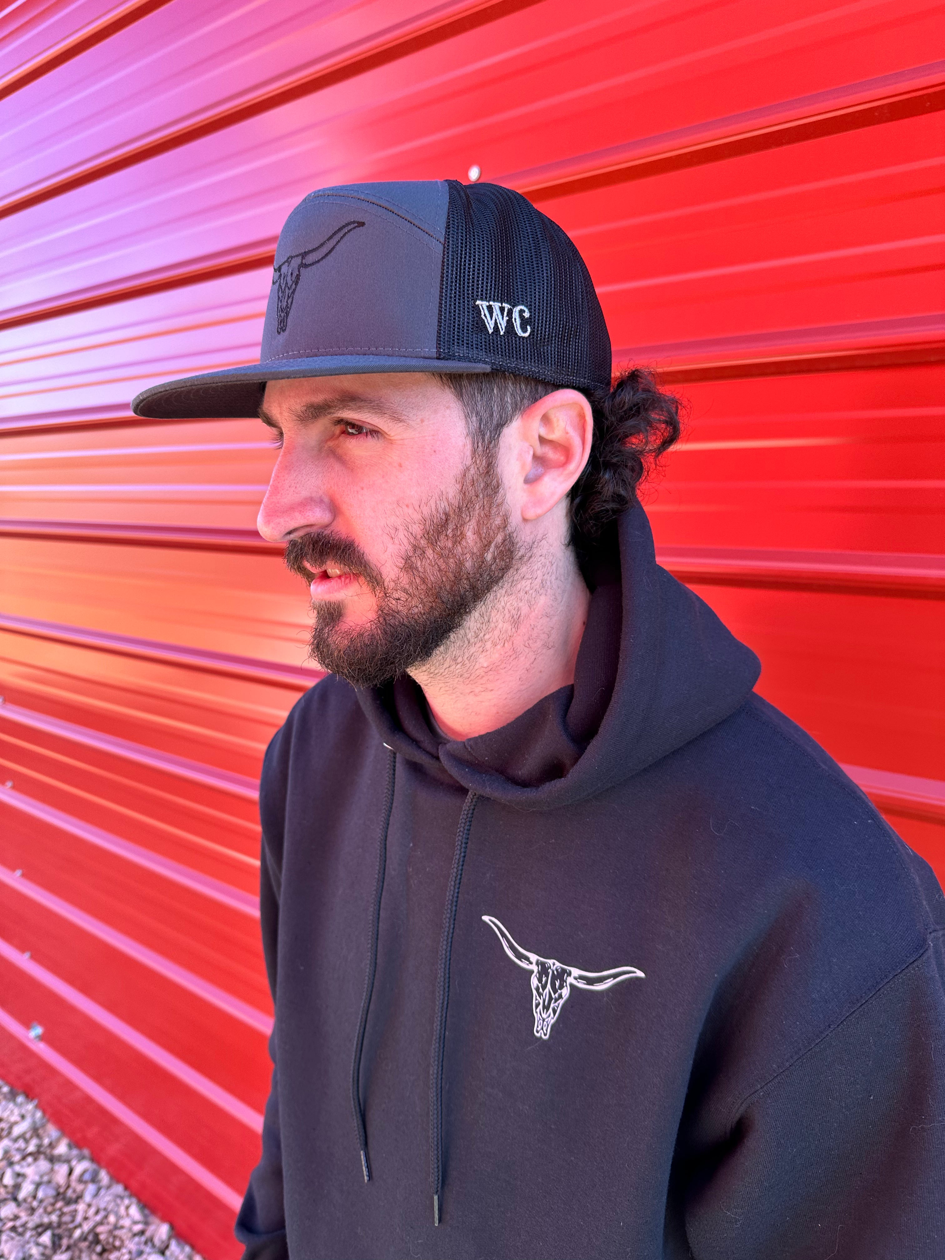 Wicked Cowboy Flatbill Longhorn Hat